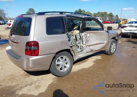 2004 Toyota Highlander V6 из США, поврежденный, VIN JTEGP21A840037859